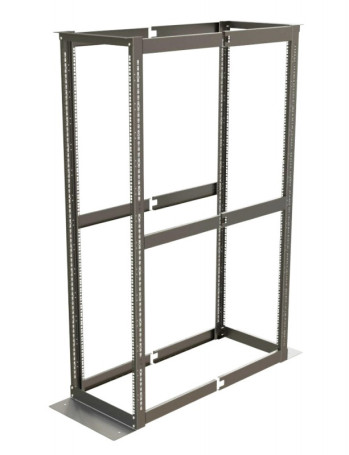 ORK2A-4268-RAL7035 Open rack 19-inch (19"), 42U, height 2070 mm, two-frame, width 550 mm, depth adjustable 600-850 mm, color gray (RAL 7035)