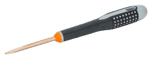 IB Screwdriver for screws with a slot (copper/beryllium), 8x150 mm, ERGO handle