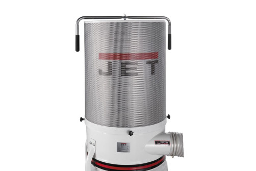 JET DC-1100CK Exhaust system with replaceable filter. VORTEX CONE 230 V technology