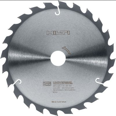 Circular saw blade SCB WU 230x30 z24