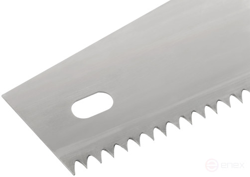 Universal wood hacksaw, 6.0 mm pitch, plastic rubberized handle 500 mm