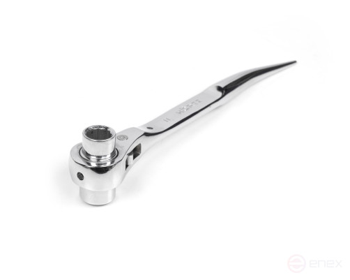 Colic socket wrench ratchet 11x13 chrome HORTZ