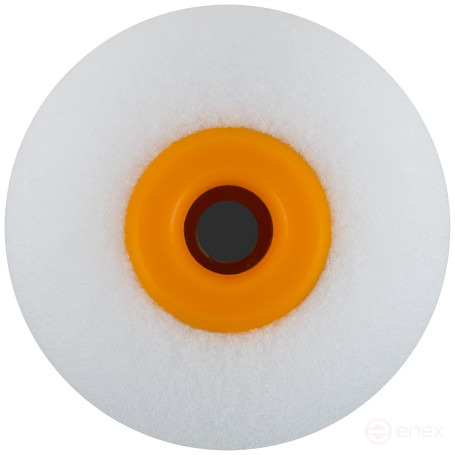 Валик, ядро 35 мм, пенополиэстер, мелкопористый, под 6 мм ручку, желт., 100 мм