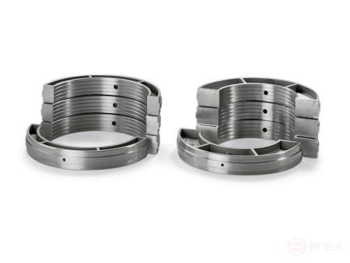 Редукционные вкладыши труба/труба на 200мм (6 шт.) широкие