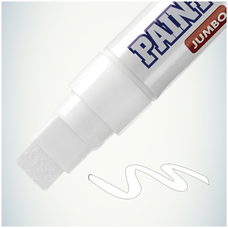 Marker paint MunHwa "Jumbo" white, 15mm, nitro base, art. 294527