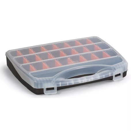 Plastic organizer with DUEL handle changeable 24 compartments, PP.03