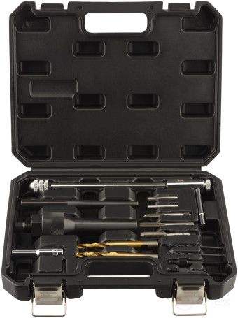 Набор для извлечения сломанных свечей накаливания 16 пр.(АвтоDело) 41116