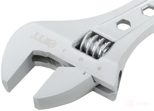 Adjustable key "Classic", scale, magnification.gripper, rubberized.handle 200mm (28mm)