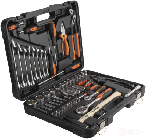 Tool Set 72pr. 1/2" DR 1/4"DR Avtodor (39872)