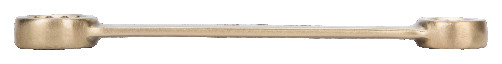 ИБ Ключ гаечный накидной двусторонний плоский (алюминий/бронза), 46x50 мм