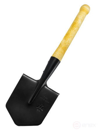 Легкая лопата штыковая, толщина стали 1,4 мм, туристическая/для отдыха на природе/для охоты и рыбалки