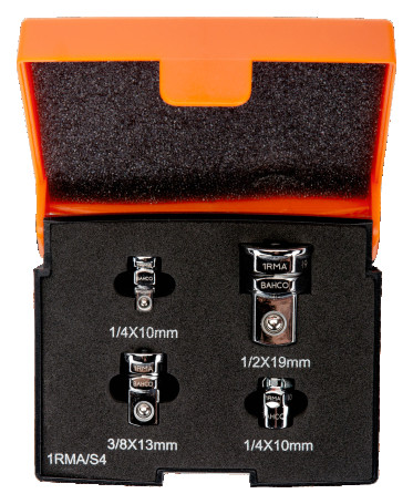A set of key adapters with a ratchet mechanism, 4 pcs.