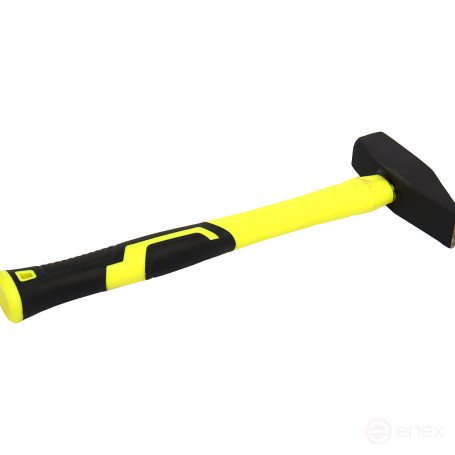 Молоток ER-20800: 800 гр., с фибергласовой рукояткой ЭВРИКА /1/24 NEW