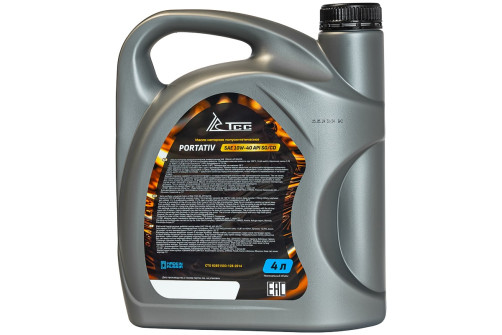 Semi-synthetic oil TSS Portable SAE 10W-40 API SG/CD canister 4L/Motor oil 4liter can