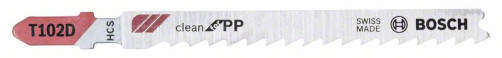 Saw blade T 102 D Clean for PP, 2608667444