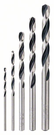 Spiral drill bit made of high-speed steel HSS PointTeQ, set of 5 pcs.