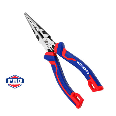 Long pliers 160mm CR-V prof WP231020 WORKPRO