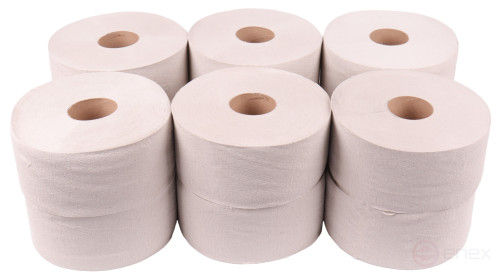 ACG Бумага туалетная "Эконом" 1сл., высота рулона 9,5 см, 600 г, сер.мак. (12рул.) 1011338