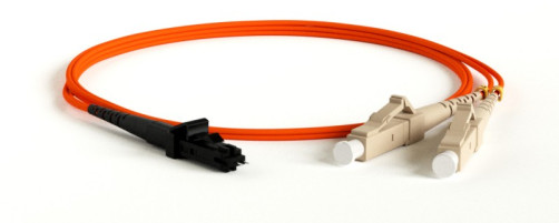FC-D2-50-LC/PR-MTRJF/PR-H-5M-LSZH-OR Patch cord fiber optic (cord) MM 50/125, MTRJ(mom)-LC, 2.0mm, duplex, LSZH, 5 m