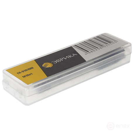 Tap ER-01010M M10x1 (2 pcs),in a plastic case EUREKA /1