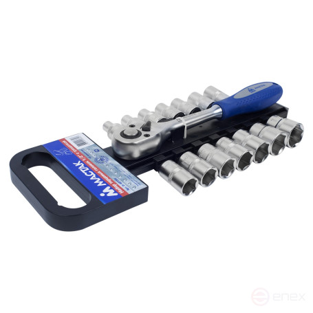 1/2" Ratchet Socket Set, 8-24 mm, 15 pieces MASTER 0-4015H