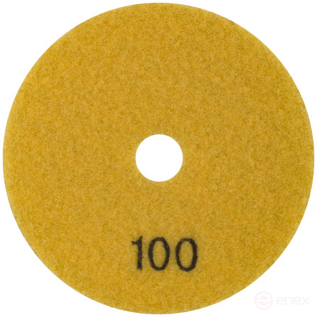 Diamond flexible grinding wheel AGSHK (Velcro), wet grinding, 100 mm, P 100