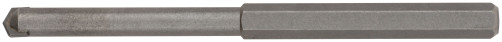 Centering drill bit for annular carbide crowns