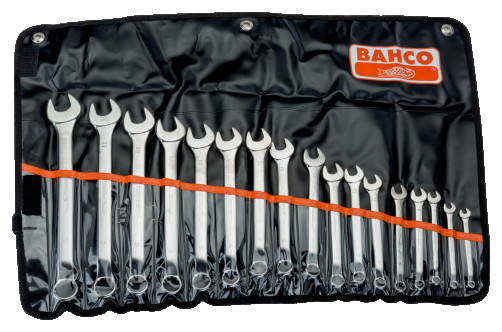 Set of combined curved wrenches 6 - 22 mm, 17 pcs