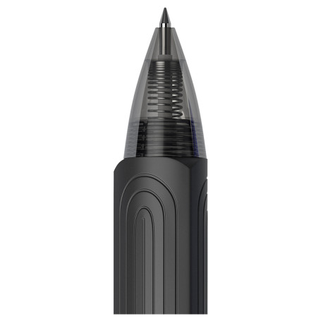 Ручка гелевая автоматическая Berlingo "Triangle gel RT" черная, 0,5 мм, грип
