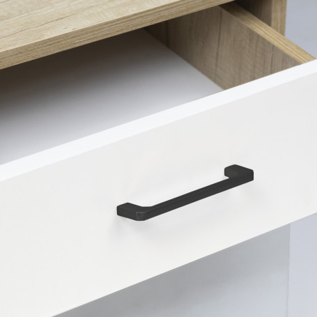 Handle metal bracket VULKAN 128 matt black, AKS