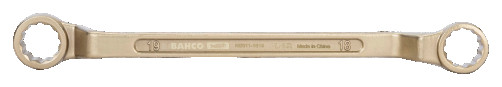 ИБ Накидной изогнутый гаечный ключ (алюминий/бронза), 14x15 мм