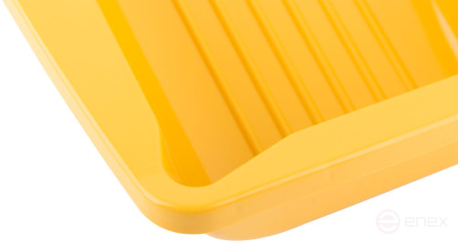 Yellow 310x270 mm paint tray, fixing pedal