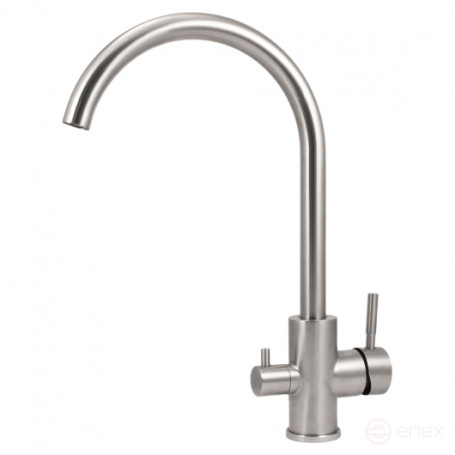 АБФ-3КР-1, Гибридный питьевой кран-смеситель, для питьевых систем АБФ-ТРИА и АБФ-ОСМО, серебро