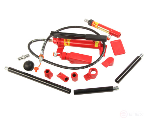 Hydraulic Bodywork Tool Kit, 4t force, 17 items in a JTC case