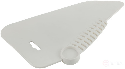 Pressure spatula, "Standard", for wallpaper, plastic, white 280 mm