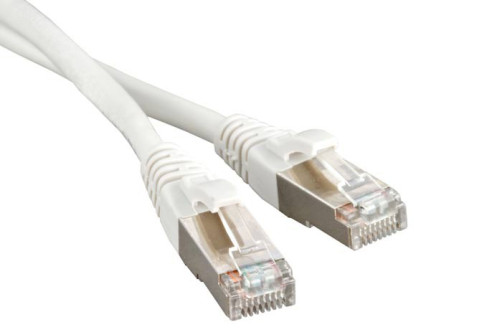 PC-LPM-STP-RJ45-RJ45-C6-1.5M-LSZH-WH Patch Cord F/UTP, Shielded, Cat.6 (100% Fluke Component Tested), LSZH, 1.5m, White
