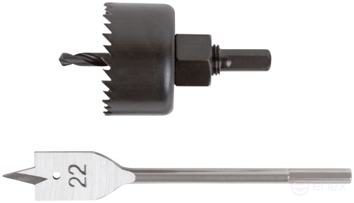 Padlock drills, set of 3 pcs. (22/48 mm)