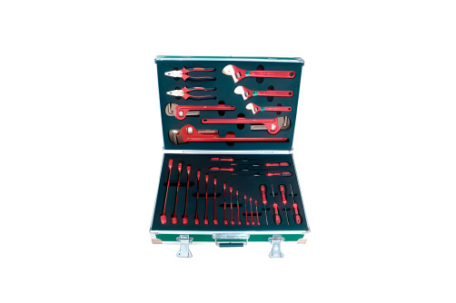 Explosion-proof tool kit (28 items) AlCu No.AA14-28, HORTZ