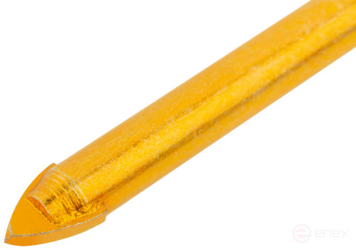 Сверло универсальное по кафелю, стеклу, керамограниту, бетону, кирпичу, цилиндрический хвостовик, 5х65 мм