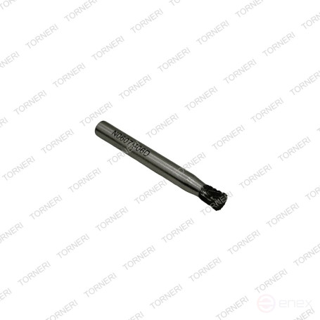 Carbide borehole type N060706 (reverse cone), 6.0 mm, shank 6 mm, double notch TORNERI T018447