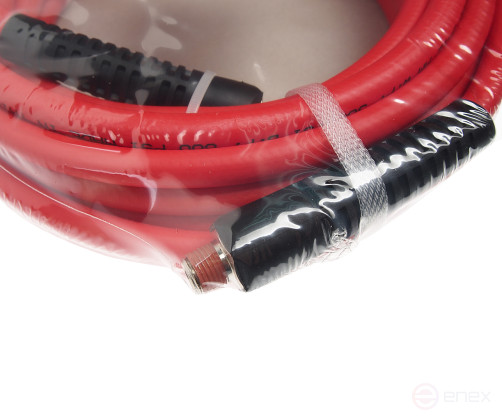 Pneumatic hose 8x12mm L=10m 1/4" PVC JTC fitting