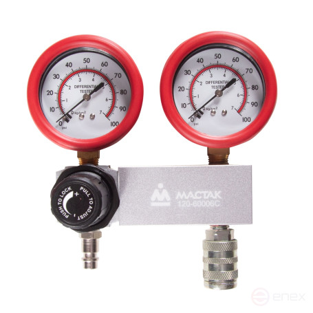 Pressure gauges for checking the CPG of gasoline engines, case, 6 items MASTER 120-60006C