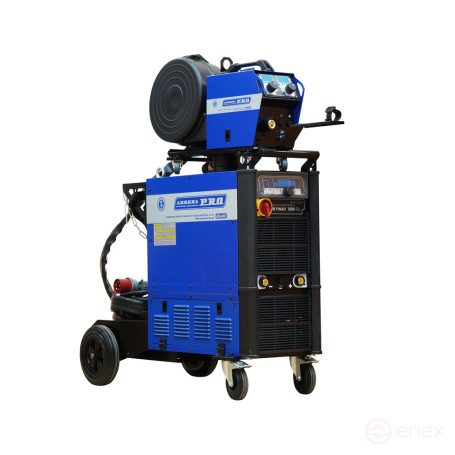 AuroraPRO SKYWAY 500 DUAL PULSE inverter semi-automatic welding machine with water cooling and remote wire feeding mechanism
