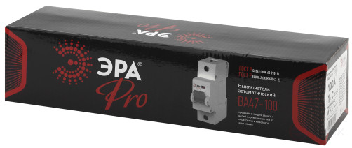 Автоматический выключатель ЭРА PRO NO-901-32 ВА47-100 1P 100А кривая C 10кА