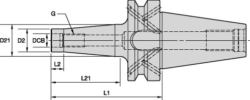Оправка BT40BST16087M