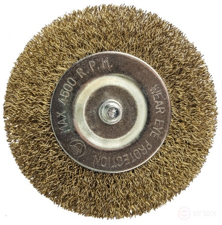 Кордщетка для дрели радиальная мягкая ПРАКТИКА 100 мм, хвост 6 мм (773-408)