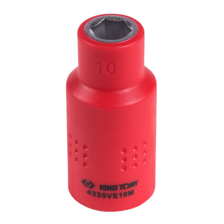 Головка торцевая диэлектрическая шестигранная 1/2", 10 мм KING TONY 4335VE10M