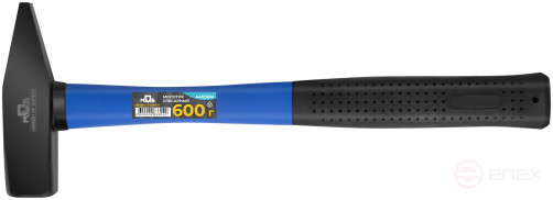 Hammer, fiberglass handle 600 gr.