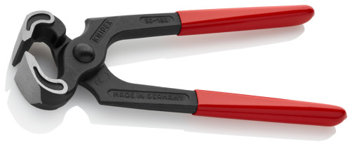 Pliers end. carpentry, cut: provol. cf. Ø 2 mm, 60 HRC / 23 mm, L-180 mm, black, 1-k handles