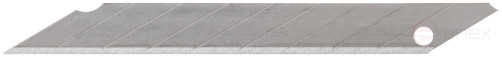 Blades for a 9 mm technical knife, 9 segments, 30 degree angle, SK5 steel (10 pcs.)